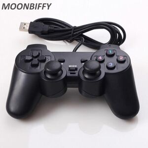Photography 3C Vibration Joystick Wired USB PC Controller For PC Computer Laptop For Windows Vista Black Gamepad