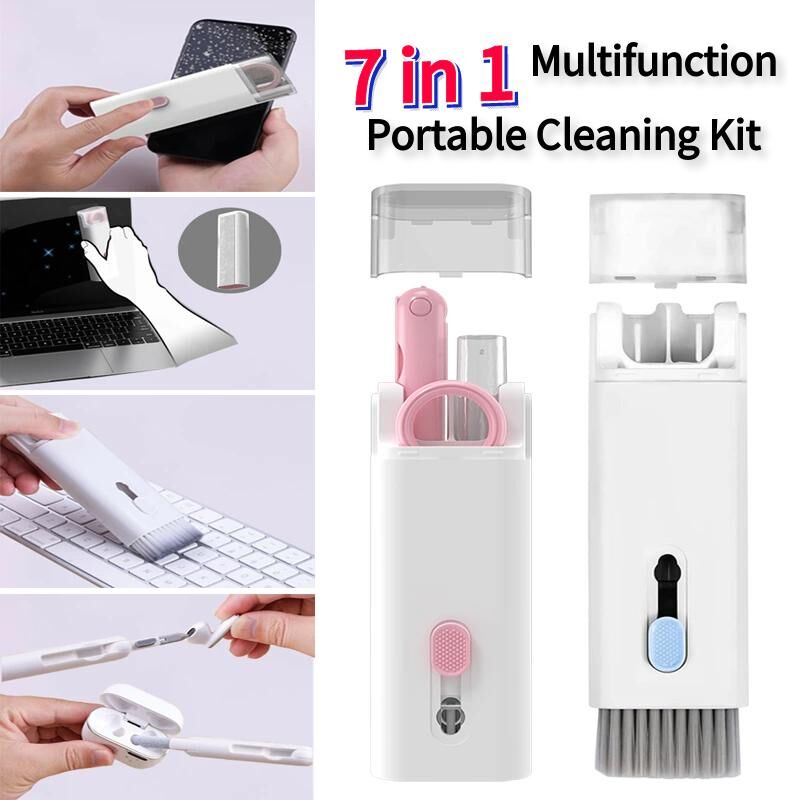 Young Time Keyboard Cleaning Brush Bluetooth Headphone Cleaning Tool Laptop Screen Cleaner Keyboard Cleaner Keycap Puller Kit for AirPods