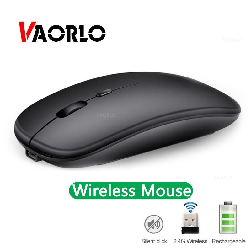 VAORLO Wireless Mouse With Battery Portable Mini Mice For Computer Laptop Office Mini Cute Mouse