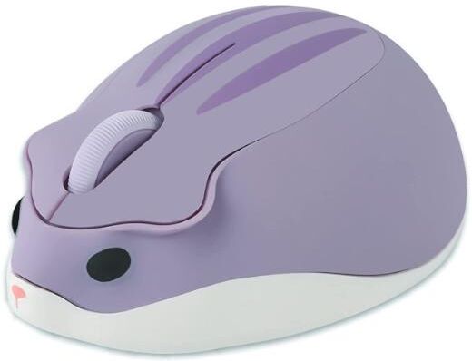 HOD Health&Home Hamster Portable Mini Mouse 2.4Ghz Wireless Creative Design Mice For Windows Computer Pc Laptop Gift Purple