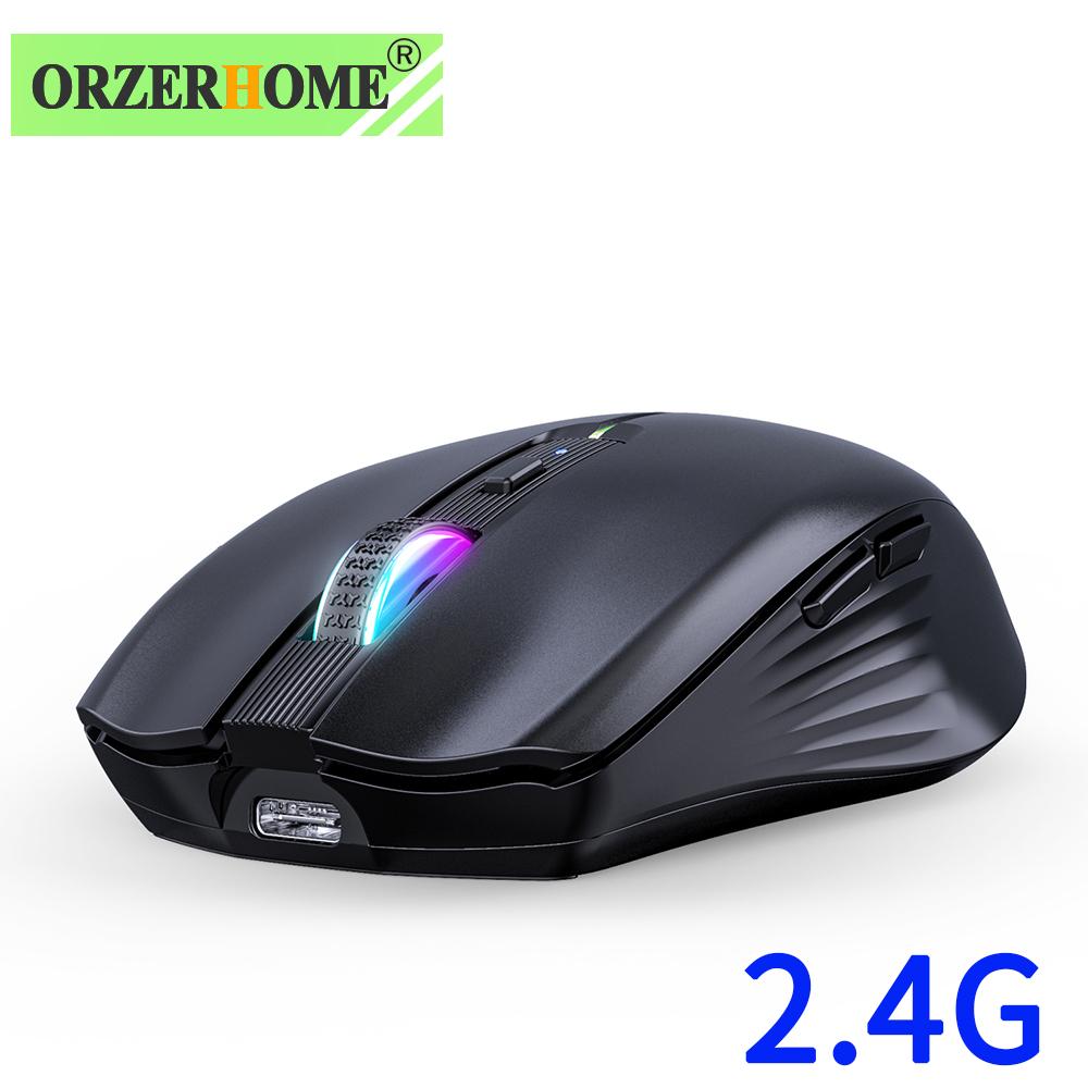 Essager Electronic 3-mode Rechargeable Wireless Gaming Mouse Rgb Esports Ergonomic Computer Mice 2.4ghz Bluetooth Mouse With Usb Receiver