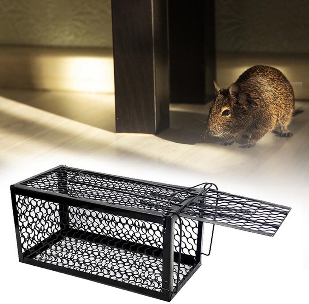 ganchen Implement Rat Cage Animal Control Rodents Trap Mice Trap Cage Mouse Catcher Self-locking Mousetrap