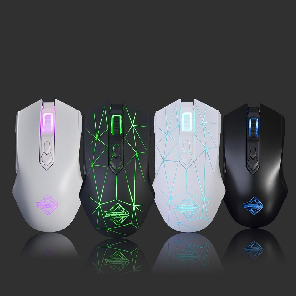 TOMTOP JMS Ajazz AJ52 Wired Pro E-sport Gaming Mouse Mice 7 RGB Backlit Modes 2500DPI