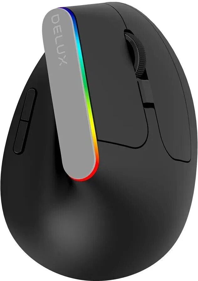 yuyongzhi Wireless Silent Ergonomic Vertical 6 Buttons 2.4G+ Bluetooth Gaming Mouse USB Receiver RGB 4000 DPI Optical Mice With For PC Laptop