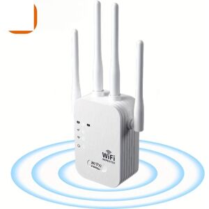 Xixi Global Purchasing WiFi Extender Wi-Fi Booster Wi Fi Range Extender Signal Booster  Wireless Internet Signal Amplifier for Home Included  Ethernet Two Port Wi-Fi