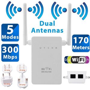 Speedy One Booster Amplifier Wireless Range Extender WiFi Repeater Dual Antenna Network Router for Home Office