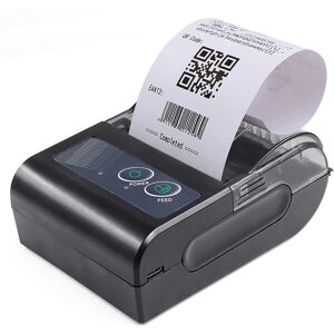 TOMTOP JMS Mini Portable Thermal Printer Wireless Lable Receipt Printer USB BT