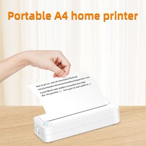 TOMTOP JMS A4 Portable Paper Printer Thermal Printing Wireless BT Connect Compatible with iOS and Android