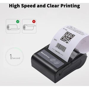 TOMTOP JMS Portable BT 80mm Thermal Receipt Printer Personal Mini Bill POS Mobile Printer with Rechargeable