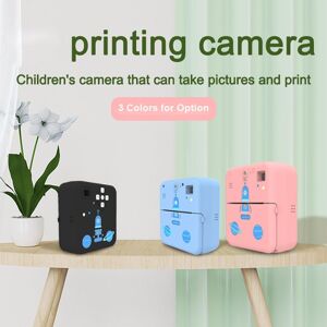 TOMTOP JMS Pocket Photo Printer Wireless Thermal Label Printer 1080P Instant Print Camera Compatible with iOS