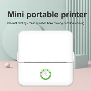 Hongjie3C Mini Portable Thermal Printer Pocket Wireless BT Stickers Photo Label Memo Wrong Question Small Printing No Ink Print For Xiaomi