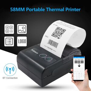 TOMTOP JMS Aibecy 58mm Mini Portable Thermal Printer Wireless Lable Receipt Shipping Exrpress Printer USB BT