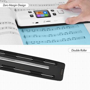 TOMTOP JMS Portable Handheld Wand Document/ Book/ Images Scanner 1050DPI Resolution High Speed Scanning A4