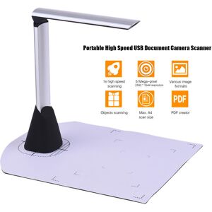 TOMTOP JMS Portable High Speed USB Book Image Document Camera Scanner 5 Megapixel HD HighDefinition Max. A4