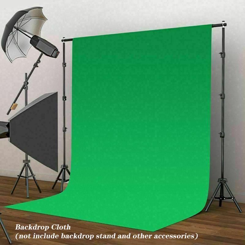 LOVEhome Green Cotton Photo Background Studio Photography Screen Chromakey Backdrop Cloth