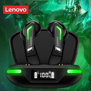 Lenovo GM3 Bluetooth Headphones TWS Gaming Headset With Digital Display Low Latency Wireless Earphones