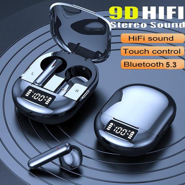 Electronic Welfare Mall 9D HIFI True Wireless Bluetooth Headset Waterproof Sport  Headphones  Noise Cancelling Earphones With Microphone