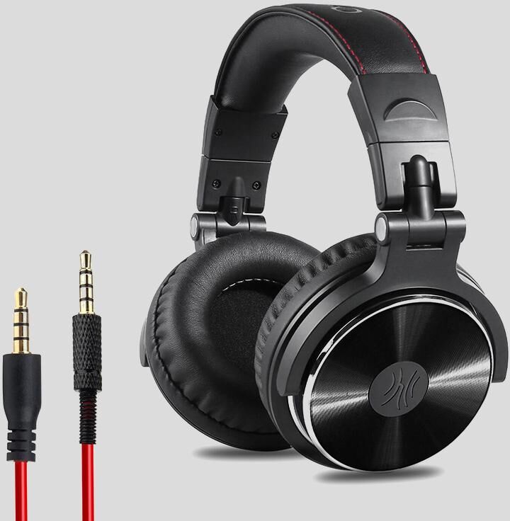 Electronic capabilities Wired Studio Headphones Stereo Professional DJ Headphone with Microphone Over Ear Monitor Earphones Bass Headsets