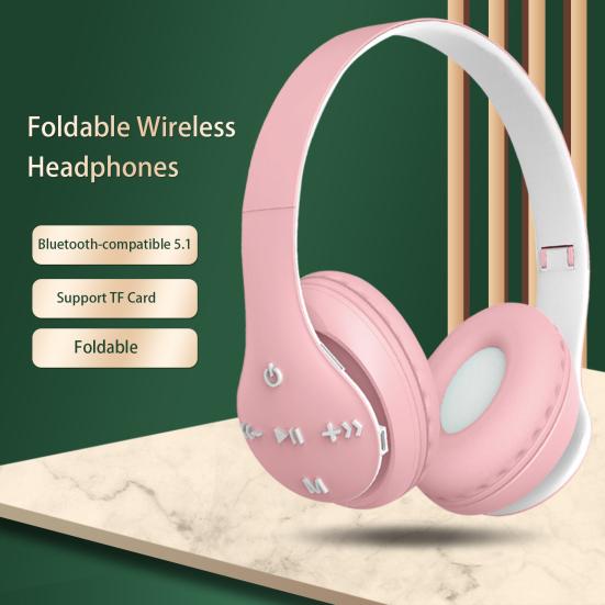 LOMEII Electronic ST93 Bluetooth-compatible Headphones Foldable ABS Support TF Card