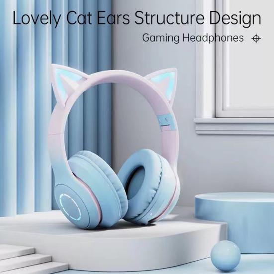 LOMEII Electronic BT029C Creative Bluetooth-compatible Headphone Comfortable with Detachable Mic Super Long Standby