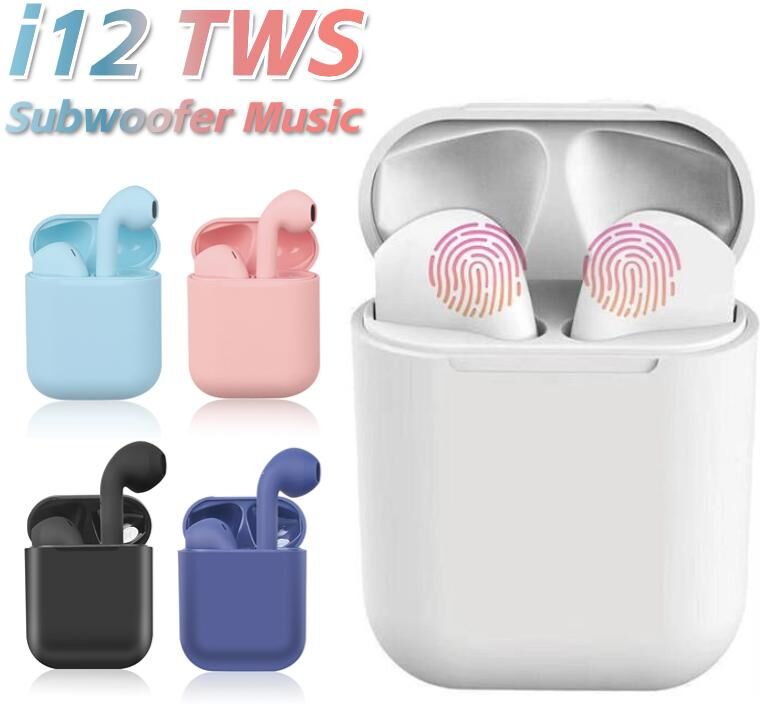 Meiteai-Electronics TWS Inpods12 Wireless Bluetooth 5.0 Headphone Sports Headset Earphones HIFI Stereo Music Earplugs Touch Control In Ear Earbuds for Iphone Android