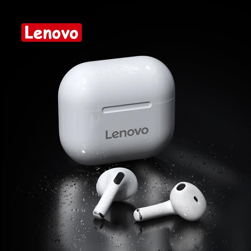 LENOVO Electronic Lenovo LP40 TWS Wireless Earphones Noise Cancel Waterproof Headphones With HD Microphone For All Smartphones 230mAh Touch Control