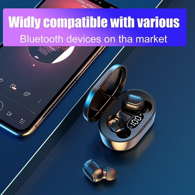 PY-Electronic Bluetooth Earphones Wireless Earbuds For Xiaomi Redmi Noise Cancelling Headsets With Microphone Handsfree Headphones