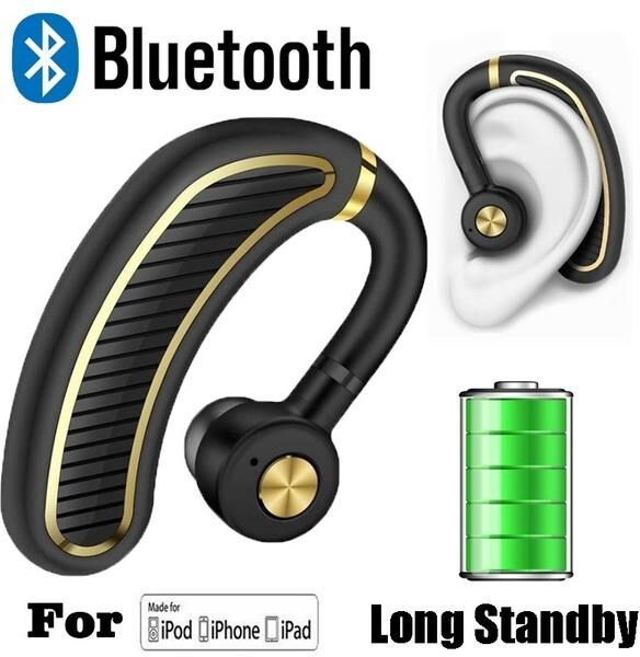 Electronic Welfare Mall K21 Business Bluetooth Ear Hook  Wireless Headset Car Driving Earphone Sports Headphone With Microphone