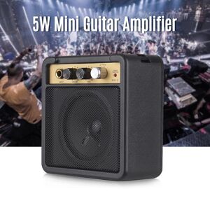 TOMTOP JMS Mini Guitar Amplifier Amp Speaker 5W with 6.35mm Input 1/4 Inch Headphone