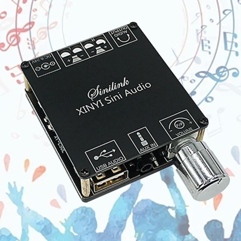 Jane Austen XY-C50L Bluetooth-compatible 5.0 Wireless Audio Digital Power Amplifier Stereo Board 50Wx2 Bluetooth-compatible Amp