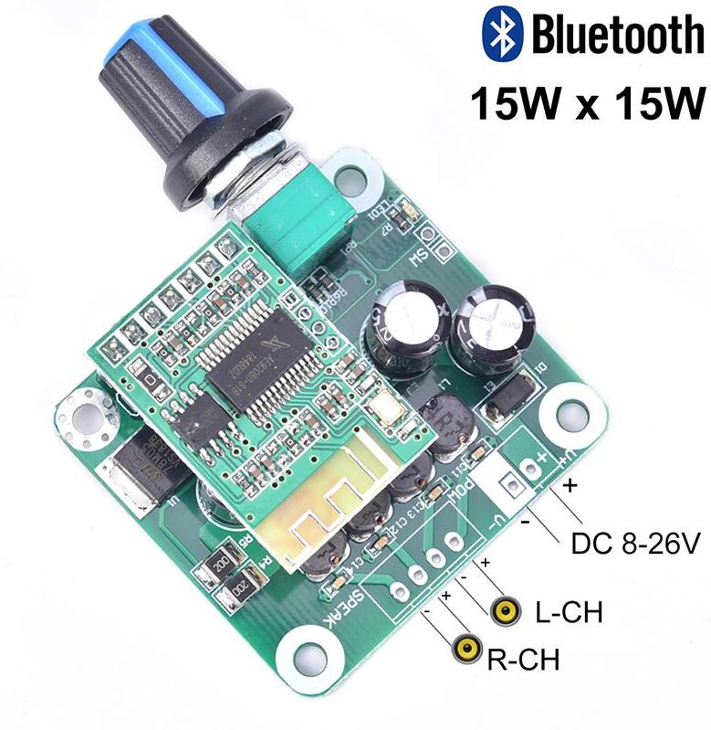 Suit Me Tpa3110 2X30W Bluetooth 4.2 Digital Stereo Audio Power Amplifier Board Diy