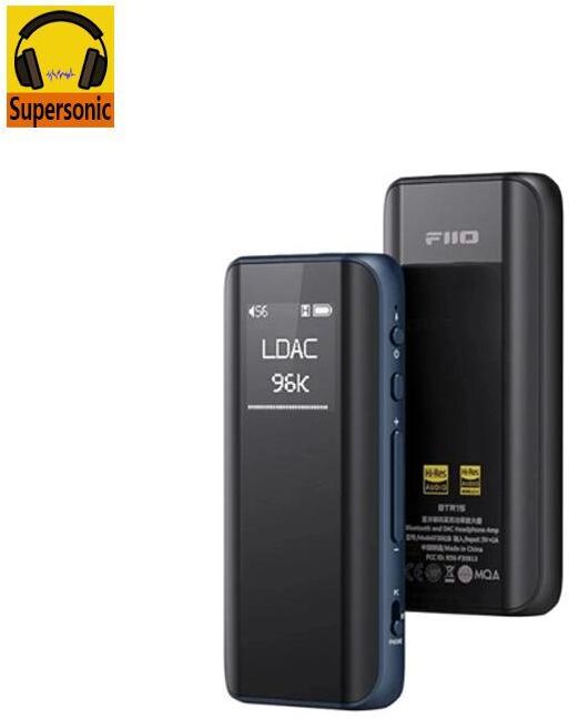 FiiO BTR15 Bluetooth 5.1 Headphone Amplifier DSD256 Receiver LDAC/aptX Adaptive with 3.5mm/4.4mm