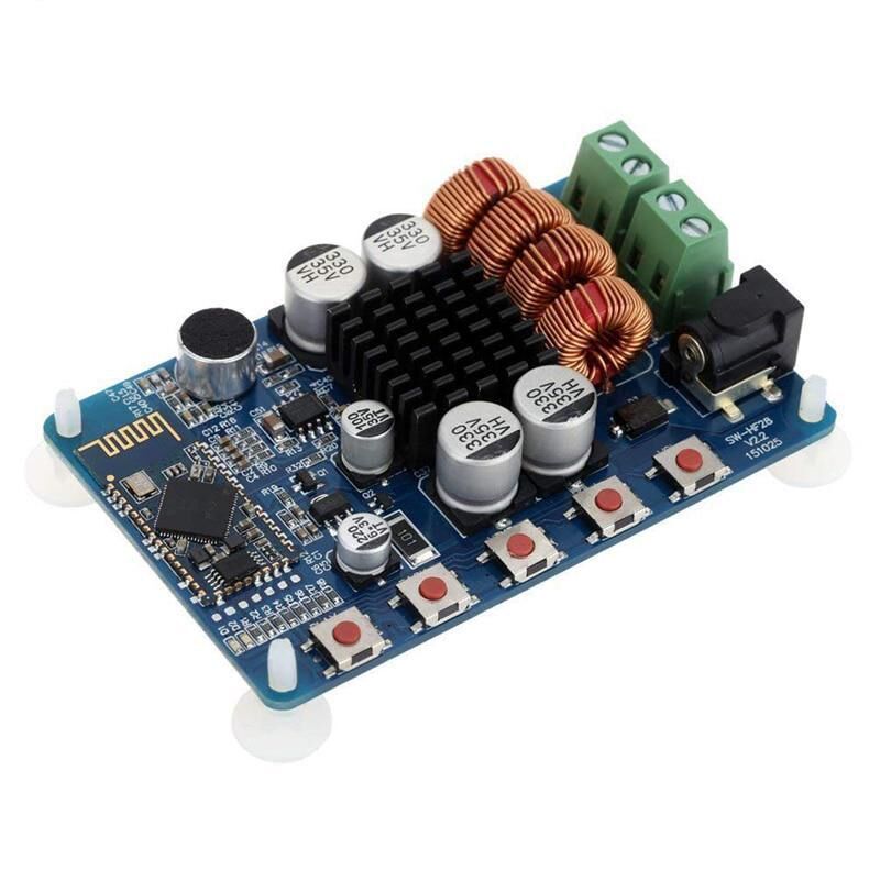 AZMEET TPA3116 Bluetooth 4.0 Two-Channel 2x50W Stereo Audio Receiver Power Amplifier Board Module