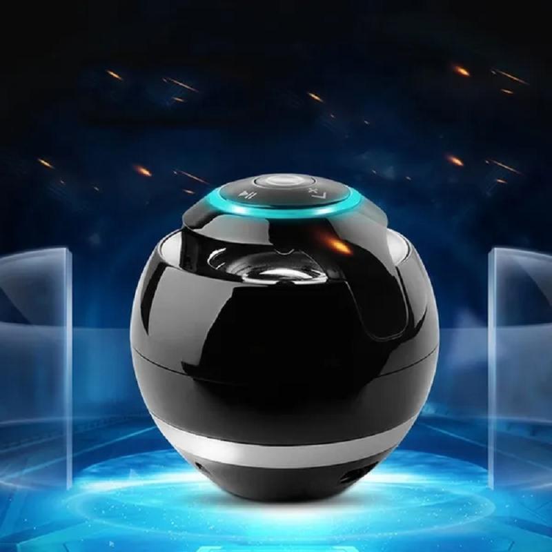 Walmart online LED Portable Mini Wireless Bluetooth Speaker Round Hi-Fi with Subwoofer Indoor and Outdoor Support TF Music Player for IPhone/Android