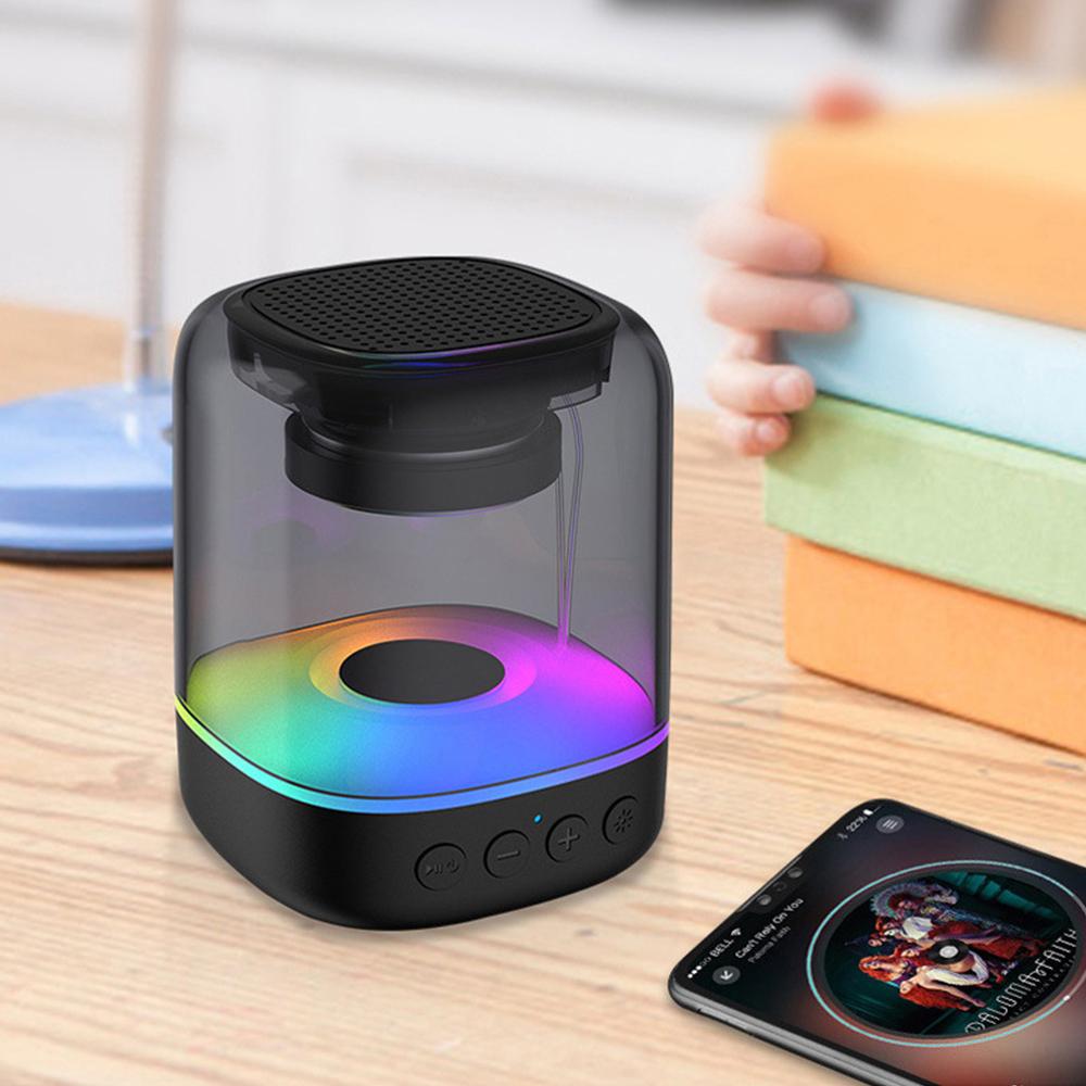 Better&Healthy Life Mobile Phone Bluetooth Speaker Color LED Lights Wireless Small Sound Box HIFI Stereo Portable Bluetooth Speaker Subwoofer