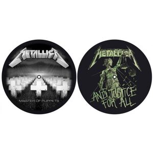 Metallica Master Of Puppets And Justice for All Turntable Slipmat Set