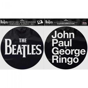 The Beatles John Paul George & Ringo Drop T Logo Turntable Slipmat Set