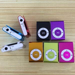 yizhihengsm Fashion Popular Mini MP3 Player Portable TF Card Slot Metal Clip USB Sport Digital Music Walkman for Running