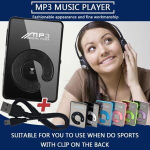 InFayeWH Portable Mini Mirror Clip MP3 Player Music Media Fashion Hifi MP3 for Outdoor Sports