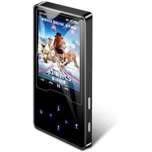 Fizbest RUIZU D08 Metal MP3 Player HD Screen HIFI Lossless MP4 Audio Music Player With Built-in Speaker FM Radio Player Support TF Card