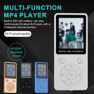 LOMEII Electronic 1 Set MP4 Player Portable Bluetooth-compatible Music Player with Multiple Playback Modes for FM Video Game