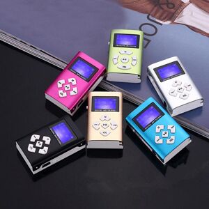 mqxpp Shiny Mini USB Clip LCD Screen MP3 Media Player Support 16GB Micro SD