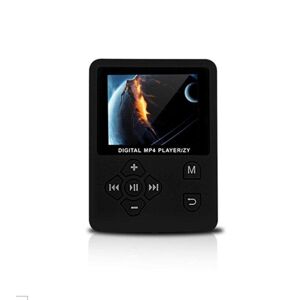 HOD Health&Home Mp3 Players Mp4 Digital 1.8 Inches Colour Screen Music Lossless Audio Video Support E Book Black