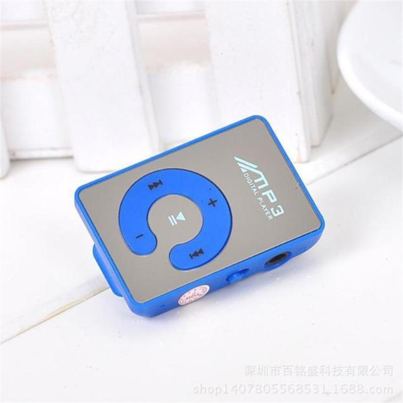 jiapu771 lixiang C Key Mirror Card Mp3 With Data Cable Headphones Rechargeable Portable Clip-type Mp3 Music Player