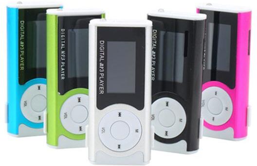 LOMEII Electronic Mini USB Clip MP3 Music Media Player LCD Screen Support 16GB Micro SD TF Card