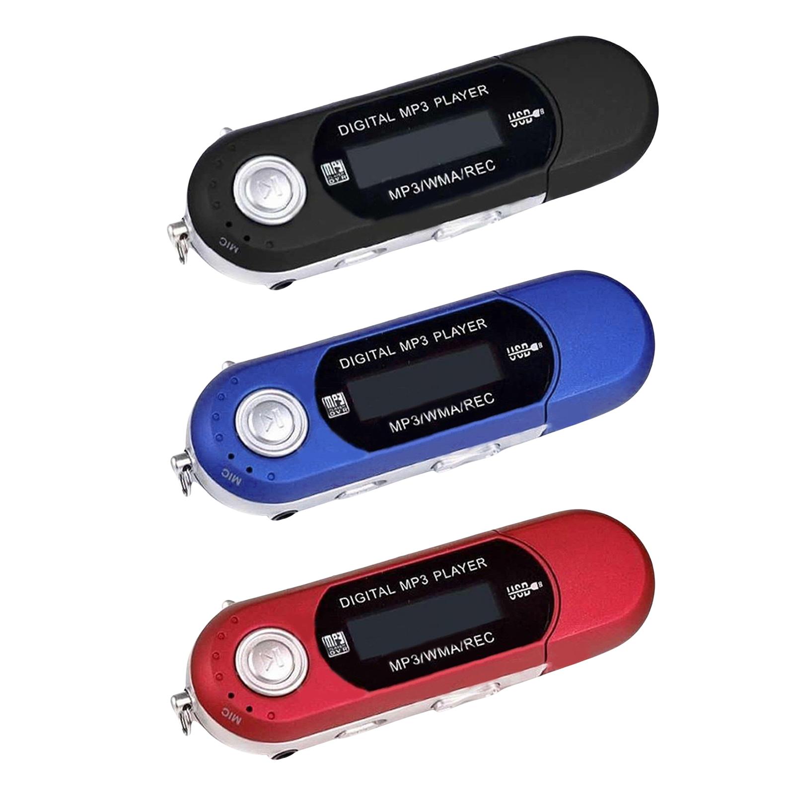 junxince-yeyue Portable USB Mp3 Music Player With Digital LCD Screen 4G Or 8G Storage Rechargeable Mini Mp3 Player