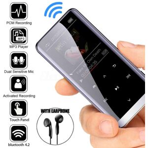 Vorstek Bluetooth MP3 Player HIFI Sport Music Speakers MP4 Media FM Radio Recorder,Touch Button Night Backlight