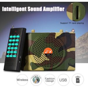 The Romantics 38W Portable Wireless Hunting Decoys Loud Speaker Bird Caller Remote Control Amplifier Teaching Speaker FM Radio USB MP3