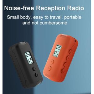 LOMEII Electronic Portable FM Radio with DSP Chip Clear Reception Noise-Free HiFi Sound Strong Signal High-performance Radio