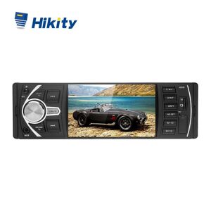 Hikity 1 Din Car Radio 4.1'' Digital Display MP5 Video Player Autoradio Stereo Audio with Bluetooth, USB, FM, TF, Remote Control, Rear Camera